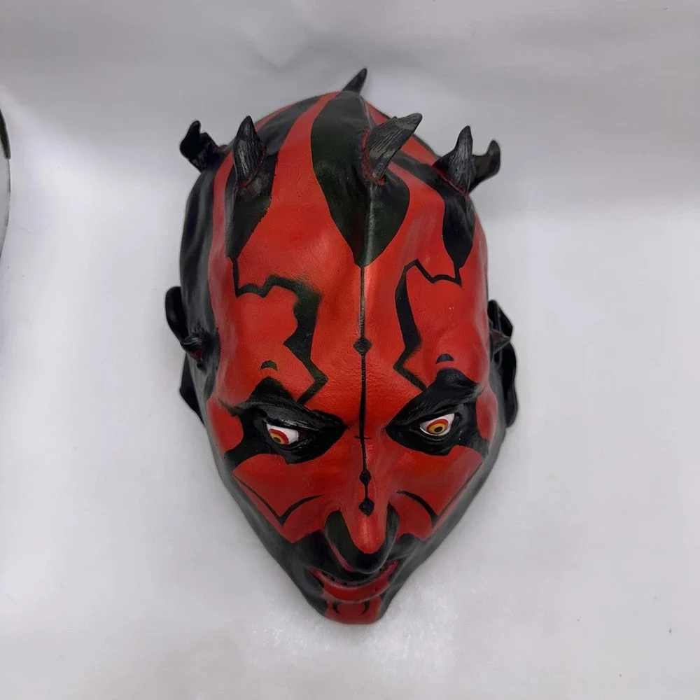 Star Wars Darth Maul Rubber Mask Halloween Costume One Size Lucasfilm LTD